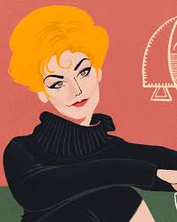 Kim Novak in Bell, Book & Candle (as-is) — Brandon Campbell ILLUSTRATION