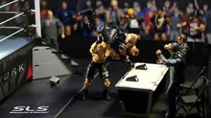 Brock Lesnar With A F5 Through The Announcers Table Brock Lesnar Figure Photography Wrestling