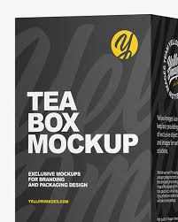 Placeit's mockup generator is much faster than using a psd mockup, and you can do it all yourself. Tea Paper Box Mockup In Box Mockups On Yellow Images Object Mockups