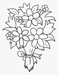 Flower drawings for beginners how to draw flowers? Easy Drawing Guides On Twitter Bouquet Of Flowers Drawing Easy Hd Png Download Transparent Png Image Pngitem