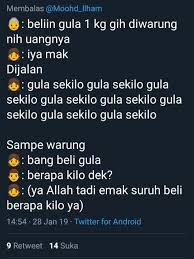 Kumpulan gambar lucu terbaru dengan kategori foto lucu,animasi,cerita ,kata lucu,sexy,dp bbm,sms lucu,fakta unik dan humor sunda yang. 7 Cerita Kocak Warganet Ketika Disuruh Emak Ke Warung Kamu Gini Juga Enggak Citizen6 Liputan6 Com