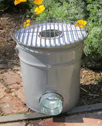 Install a small diameter diameter pipe or square tubing for chamber 2 which is part and part of the heat riser for chamber 3. A Rocket Stove Made From A Five Gallon Metal Bucket Root Simple