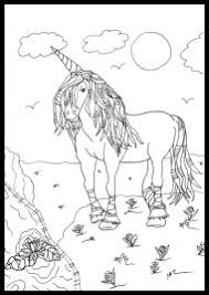 Ein pferd mit einem horn mitten auf der stirn! Einhorn Ausmalbilder Kostenlos Zum Ausdrucken Schone Malvorlagen