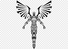 African american black angel tattoo. Wing Tattoo Png Images Pngwing