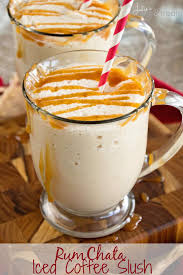 Rumchata is the star of the show, and its mix of caribbean rum and wisconsin cream can quickly become your new favorite. Rumchata Iced Coffee Slush Julie S Eats Treats