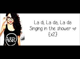 Becky G Shower Lyrics My Video Shower Lyrics Becky G Becky G Shower