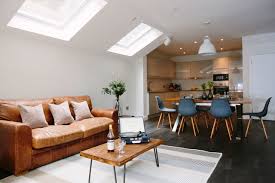 People usually have different reasons for favoring open layouts. Modern Open Plan Kitchen Living Dining Room Minimalistisch Wohnbereich London Von My Bespoke Room Houzz
