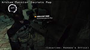 Batman Arkham Asylum Riddler S Secrets Maps Youtube