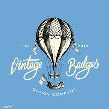 Vintage Balloon Logo Design Vector Free Image By Rawpixel Com Sasi