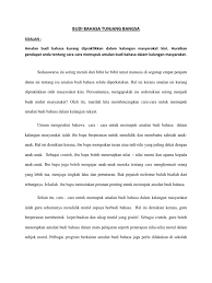 Budi Bahasa Tunjang Bangsa Docx