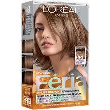 Experiment with peekaboo highlights or jump in with balayage or. L Oreal Paris Feria Permanent Hair Color B61 Downtown Brown Hi Lift Cool Brown Shop Hair Color At H E B