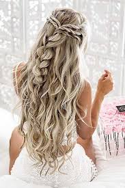 When looking at prom hairstyles for curly hair, this one gives the best of a pretty updo with flowing, flirty curls. 69 Amazing Prom Hairstyles That Will Rock Your World