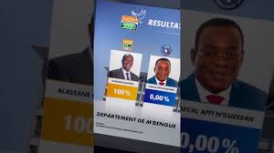 Election Presidentielle 2020 Cote D Ivoire Resultat Provisoire Observateur Ebene Youtube