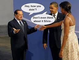 #alexandre pato #ac milan #trofeo berlusconi #alex #pato. Going Viral Even With The President Of The Us Berlusconi Just Can T Help Himself Daily Mail Online