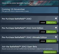 This is the most common type of key on steam, which is usually tied to a store or. How To Preload Battlefield 2042 Open Beta On Steam Wepc