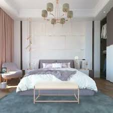 Velvet and brass end of bed bench: Velvet Bench Seat Stool Gold Metal Frame Rectangular Bedroom Ottoman Footstool Ebay