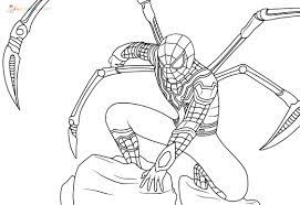 They show the life story of an ordinary guy endowed with unusual strength. Iron Spiderman Coloring Pages New Pictures Free Printable