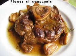 Jarret De Veau Confit Dans Son Jus Plumes Et Compagnie Recettes De Cuisine Recette Viande Plats Mijotes