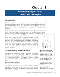 There is currently no cure for esrd, but some treatments and this article discusses important information about esrd, such as the associated signs and symptoms, some causes, and life expectancy details. Chapter 2 Chronic Kidney Disease Context For The Report Dialysis Transportation The Intersection Of Transportation And Healthcare The National Academies Press