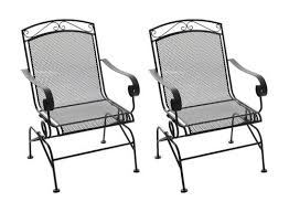 Only 3 available and it's in 6 people's carts. Backyard Creations Wrought Iron Black Spring Dining Patio Chair Set 2 Pack At Menards