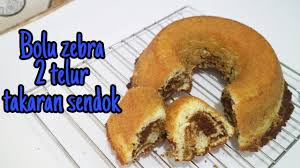 Maybe you would like to learn more about one of these? Resep Bolu Zebra 2 Telur Takaran Sendok Youtube