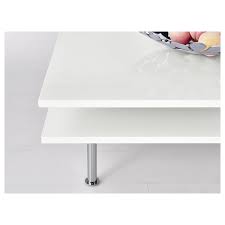 If you do not have room for a large television stand, semi wood coffee tables longer than serve the purpose. Tofteryd High Gloss White Coffee Table 95x95 Cm Ikea