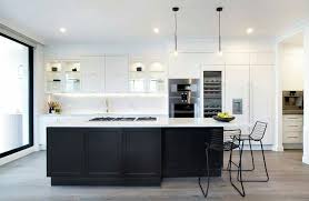 Black And White Kitchen Matt Polytec Melamine Black Matt The Block Kitchen Luxury Kitchen Design Kitchen Interior