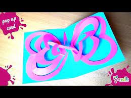 طريقة عمل مطوية تهنئة بالورق صنع بطاقة تهنئة مجسمة للام عمل كارت ثلاثي الابعاد للمناسبات السعيدة مطوية مدرسي ramadan crafts spring crafts crafts for kids