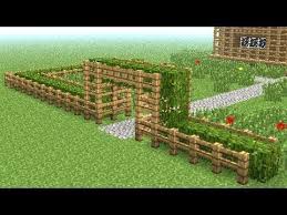 Minecraft How To Build Little Wooden Fence Build Fence Minecraft Wooden Diy Minecraft Minecraft Decorations Minecraft Garden