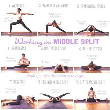 For Those Close To Their Middle Splits Flexibility Workout Easy Yoga Workouts Split Yoga