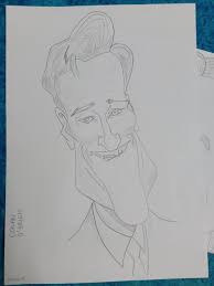 A caricature of my favorite late night host. I Drew A Conan O Brien Caricature Conan
