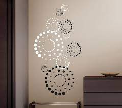 Wandtattoo Wandsticker Wandaufkleber 2 Farbig Kreise Circles Punkte Dots W3205 Ebay Wall Painting Decor Room Wall Painting Bedroom Wall Stencil