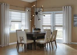 Cream pendant light above the dining set. The Top 6 Dining Room Curtain Ideas For Your Home Curtains Up Blog Kwik Hang