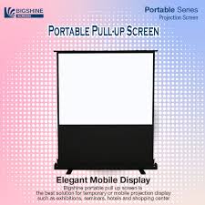 Or maybe you're looking to set up a home theater? Bigshine Portable Pull Up Projector Screen Big Shine Malaysia