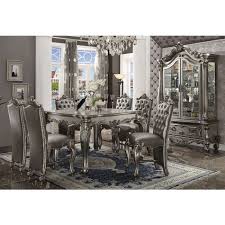 If you're in the market for an acme dining room set, visit michael's discount furniture! Versailles Counter Dining Room Set Antique Platinum By Acme Furniture 1 Review S Furniturepick