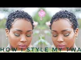 Wash N Go On Short Natural Hair Twa Big Chop Nia Hope Youtube Natural Hair Twa Short Natural Hair Styles Natural Hair Styles
