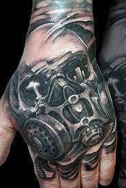 Tattoo world channel recommends you to watch our new video: 100 Gasmaske Tattoo Designs Fur Manner Ein Hauch Von Frischen Ideen Mann Stil Tattoo Hand Tattoos For Guys Gas Mask Tattoo Hand Tattoos