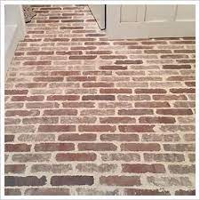 Antique brick, when cut thin into tiles for flooring is essentially an unglazed ceramic tile, very similar grouting. How To Install A Thin Brick Floor Cedar Lane Farmhouse