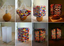 Let lego shed some light on the situation. Lego Lampshade Diy Lego Lamp Lego Lamp Diy And Crafts Sewing
