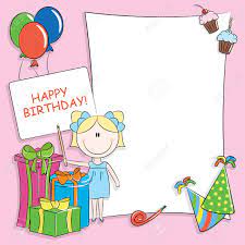 Our collection of happy birthday pictures can be a source of inspiration for your own wishes and an affectionate introduction to a friend's special day. Happy Birthday Greeting Card With Blank Place For Your Wishes And Message Royalty Free Cliparts Vectors And Stock Illustration Image 7548128