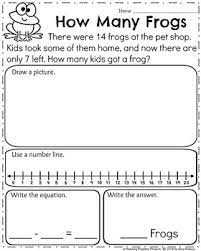 Most of us would rather do a week of recess duty than teach our first graders how to solve word problems. First Grade Subtraction Word Problems By Planning Playtime Tpt