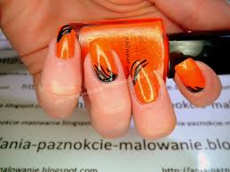 Pomaranczowo Paznokciowepomysly