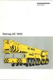 Demag All Terrain Crane Demag Ac1600 Cranepedia