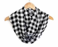 Black And White Checkered Scarf Blanket Scarf Classic Check Pattern Black Soft Cotton Black Blackscarf Blanketscarf Womensscarf Checkers C Checkered Scarf Popular Scarves Womens Scarves