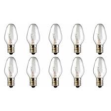 15 Watt Bulbs For Scentsy Plug In Nightlight Warmer Diffuser 10 Ct Walmart Com Walmart Com