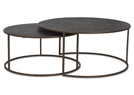 The chairs are available with arms. Hemsley Nesting Coffee Table Set Brass Urban Barn