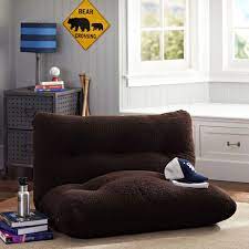 List of 8 best flip chairs for sleeping review in 2021: Sherpa Faux Fur Flip Floor Lounge Chair Pottery Barn Teen