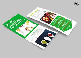 Free Download Food Packaging Rack Card Template Downloadpsd Freedownload Psdtemplate Template Freebieres Rack Card Templates Rack Card Card Templates Free
