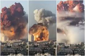 It is located on the mediterranean coast at the foot of the lebanon mountains. Shocking Videos Show Powerful Explosion In Lebanon Capital Beirut The News Minute