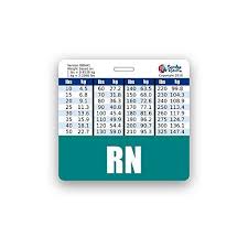 Rn Badge Buddy Horizontal W Height Weight Conversion